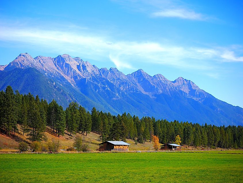 The scenic settings of Cranbrook, British Columbia