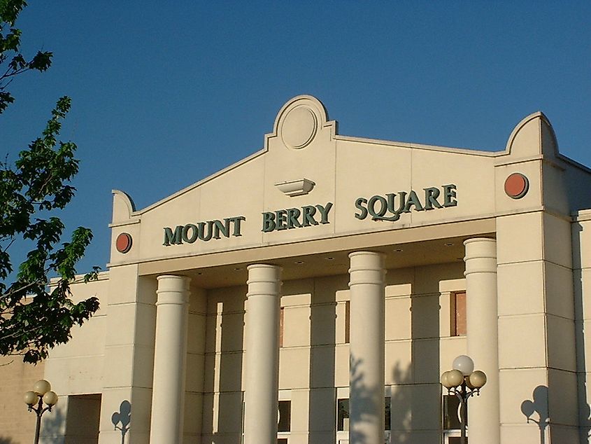 Mount Berry Square mall, the main shopping centre in Mount Berry.