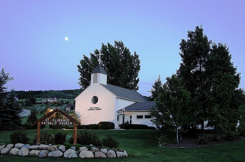 A church in Huntsville, Utah