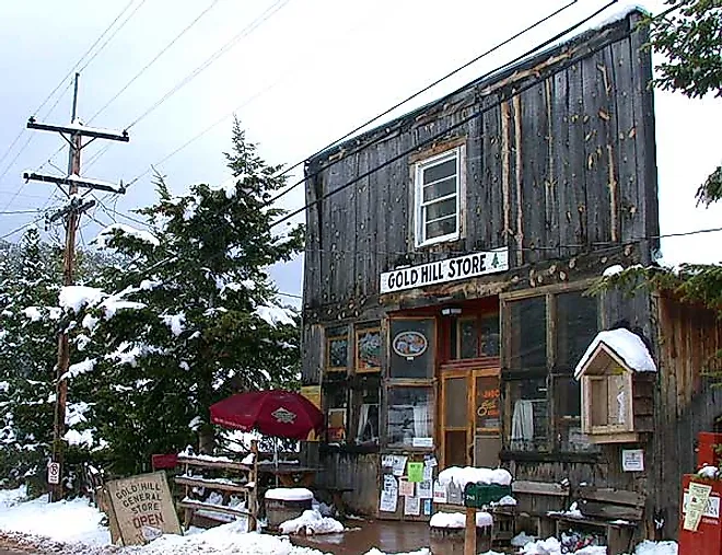 General store in Gold Hill, Colorado.