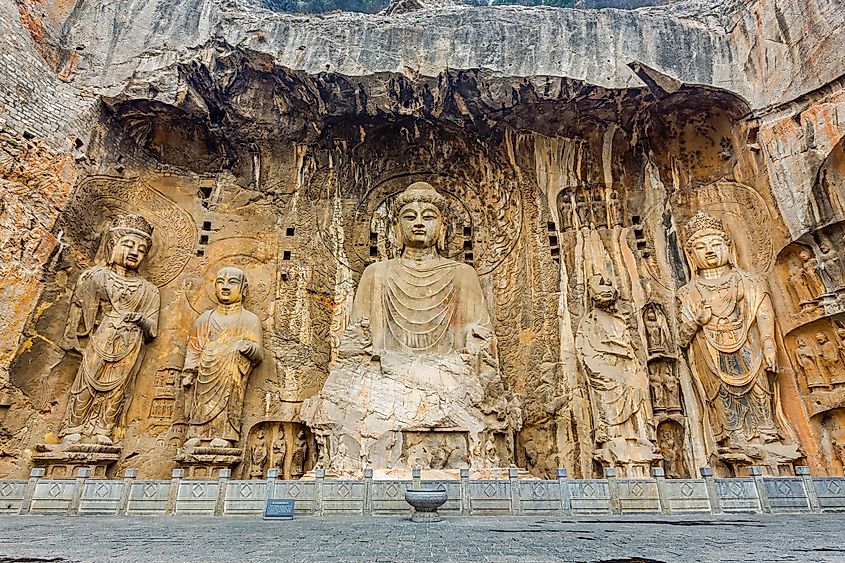 Buddha Carvings in the Longmen Grottoes