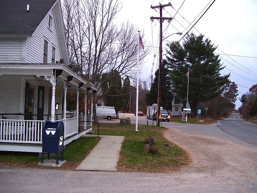 Hopkinton City Historic District in Ashaway, Rhode Island.