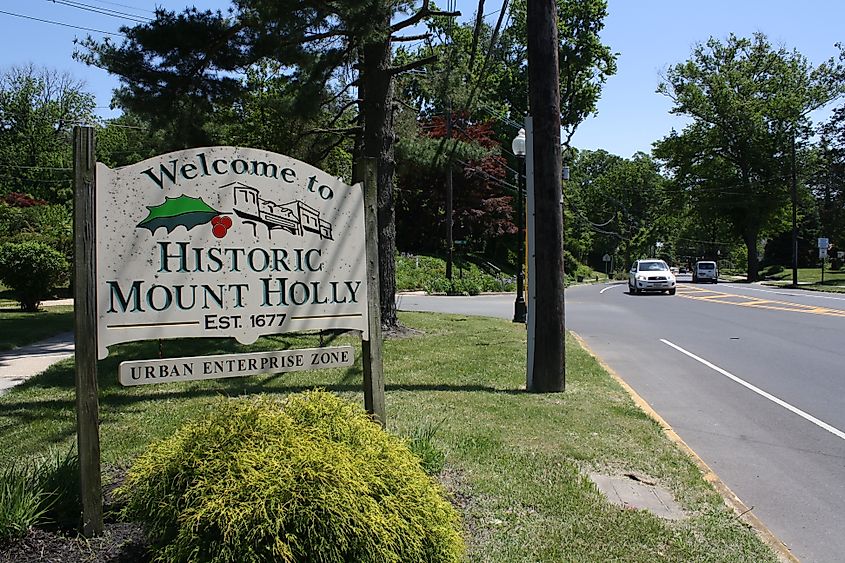 Welcome to Mount Holly, New Jersey.