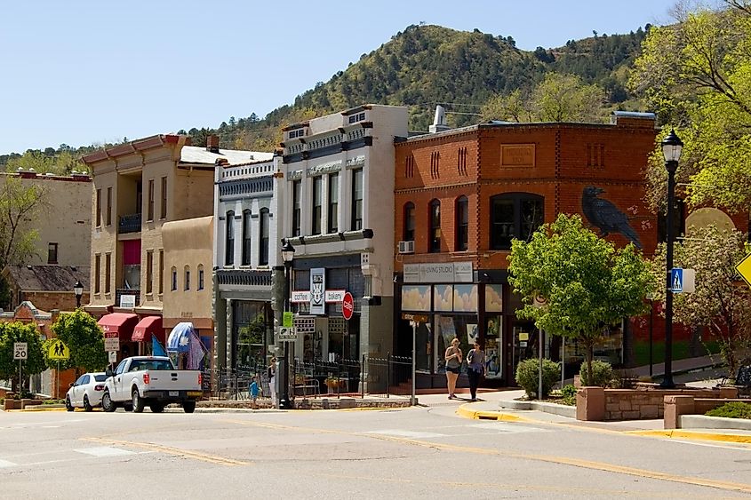 Eclectic Victorian Architecture in Manitou Springs Colorado 