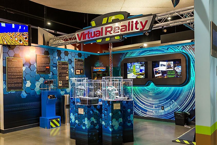 A Virtual Reality Exhibition Display in Frisco's Videogame Museum