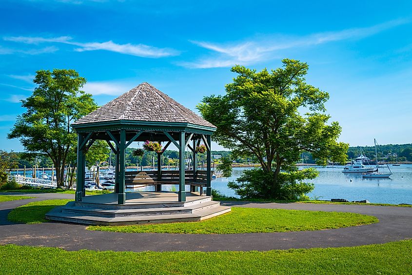 Beautiful scenery in Belfast, Maine.