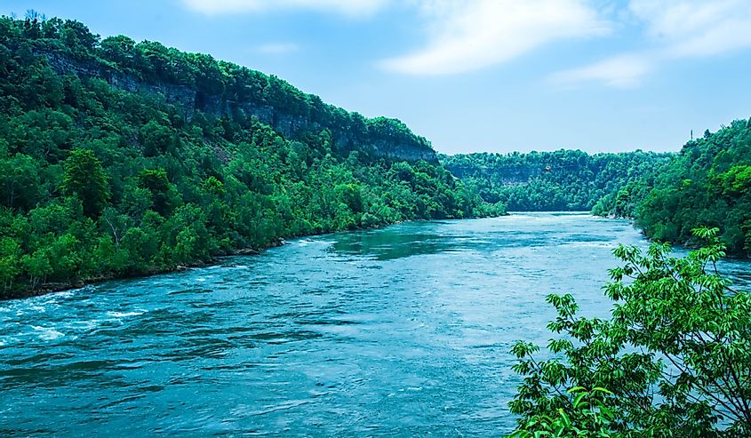 View over the Niagara River Gorge