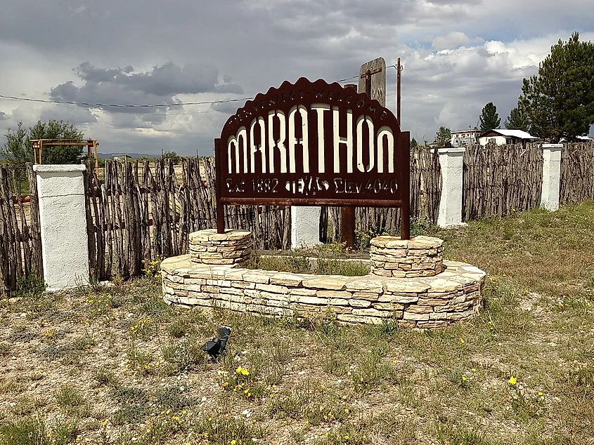 Marathon, Texas.