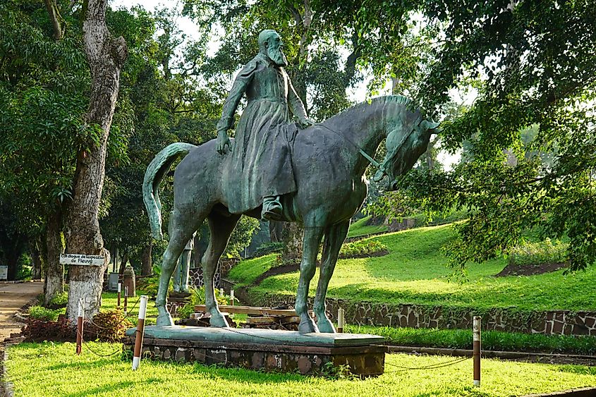 Statue of Leopold II in Kinshasa