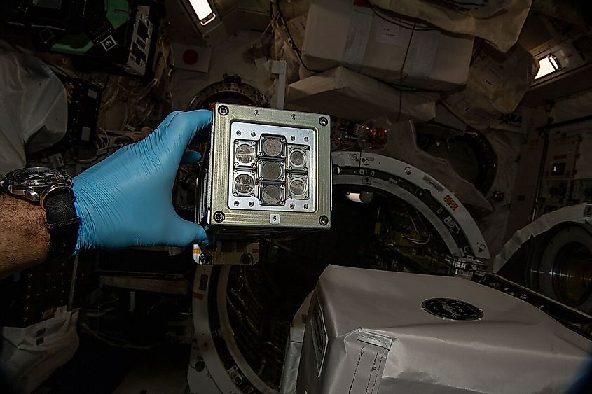 Hardware for the JAXA Tanpopo-4 investigation aboard the International Space Station