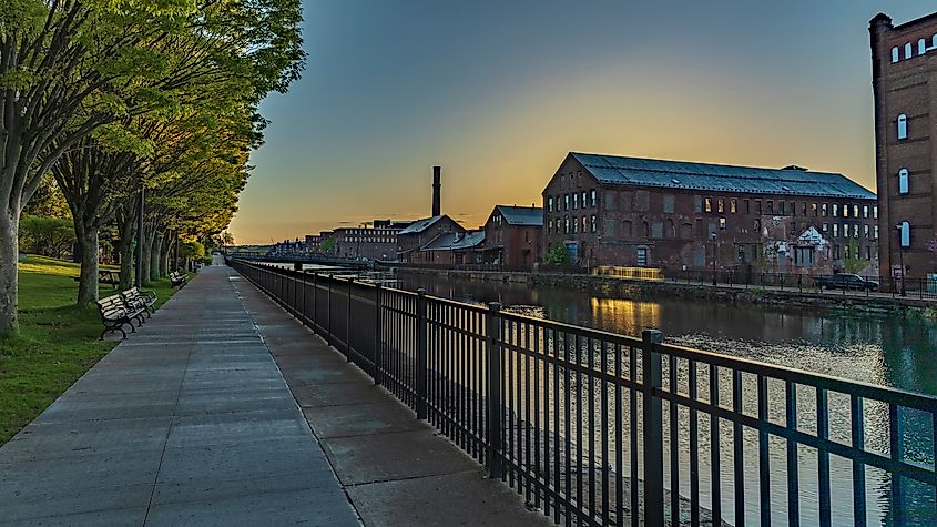 Holyoke Heritage State Park in Holyoke, Massachusetts.