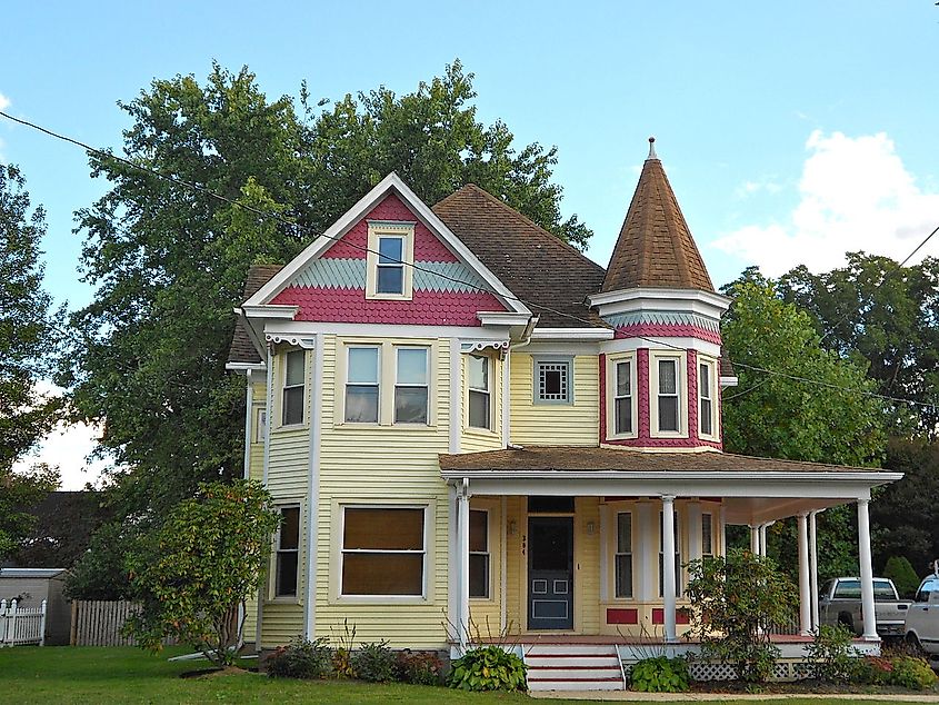House on Main Street in Townsend, Delaware.