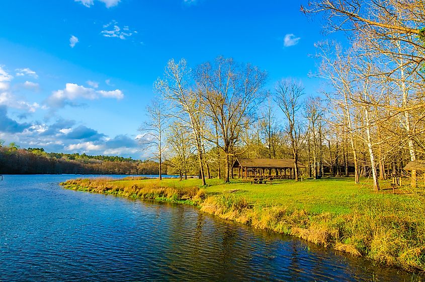 Wall Doxey State Park, Holly Springs, Mississippi, USA.