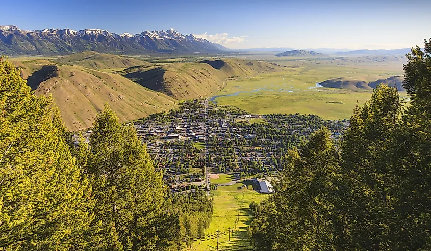 The city of Jackson Hole