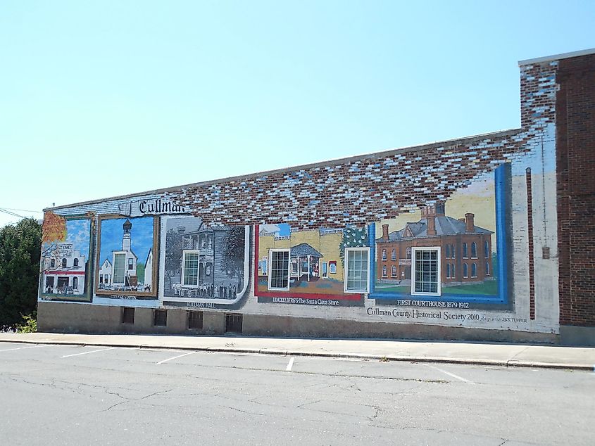 Historic murals in downtown Cullman, Alabama. Image credit: Jimmy Emerson DVM via Flickr.com.