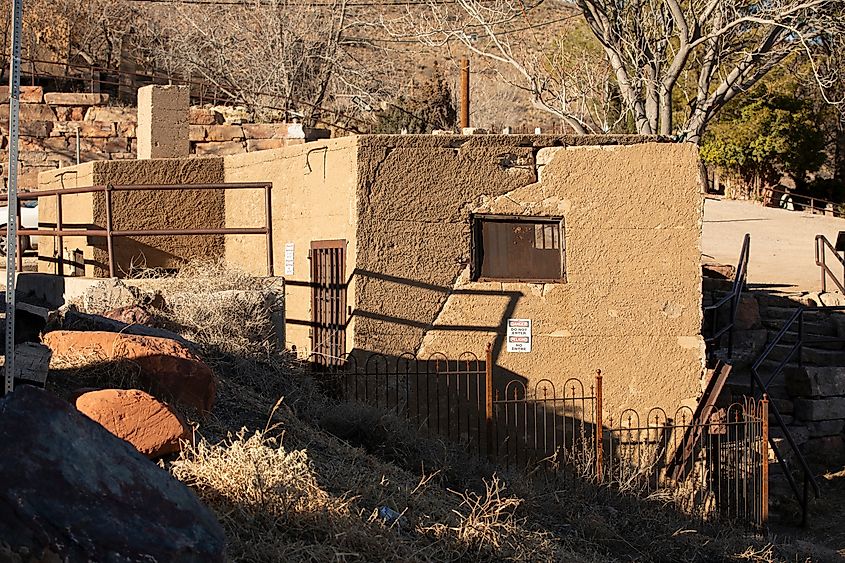 The Sliding Jail in Jerome, Arizona