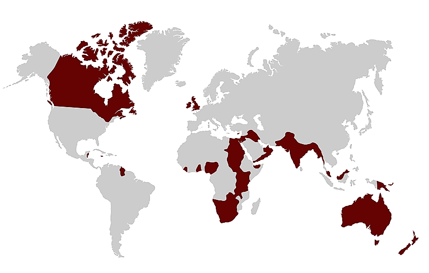 British Empire map