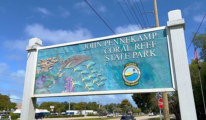 John Pennekamp Coral Reef State Park on Key Largo