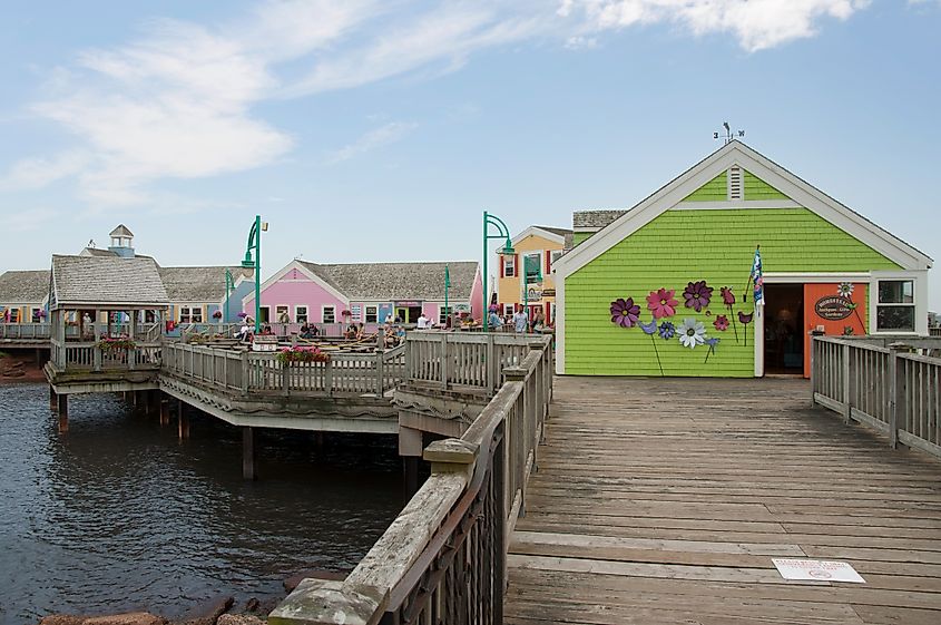 Spinnakers Landing in Summerside, Prince Edward Island, Canada.