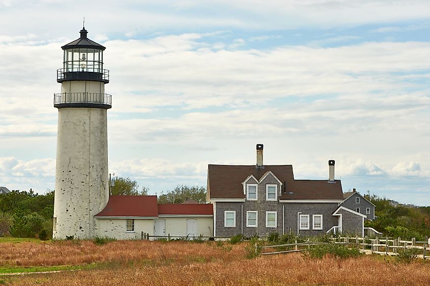 The Highland Lighthouse in Truro, Cape Cod, Massachusetts