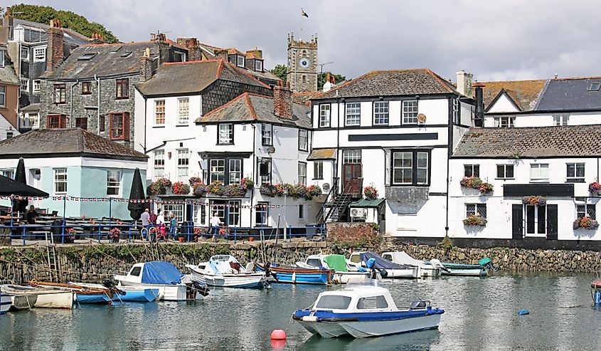 Waterfront in Falmouth, England