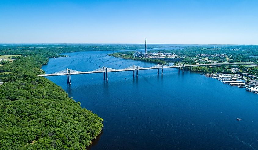 St. Croix Crossing near Stillwater, Minnesota.