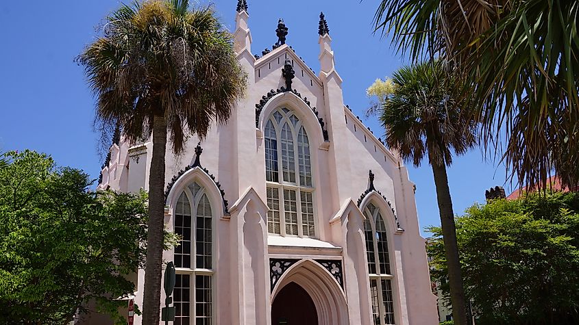 French Huguenot Church in Charleston, South Carolina.