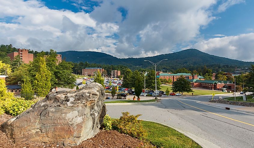 Appalachian State University campus on September 18, 2014 in Boone, North Carolina.