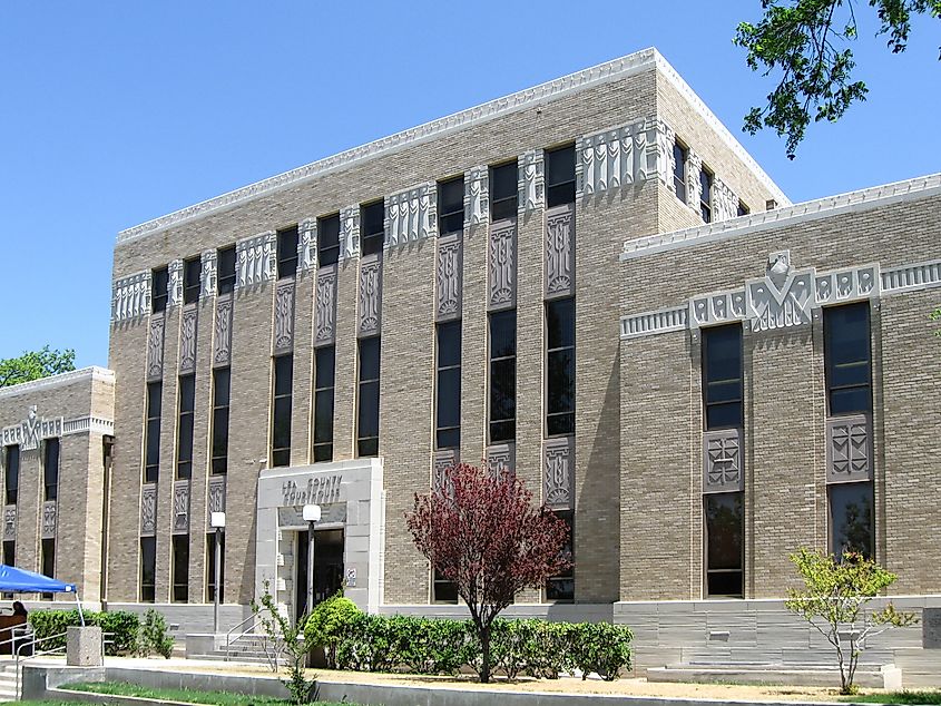 Lea County Courthouse in Lovington, New Mexico.