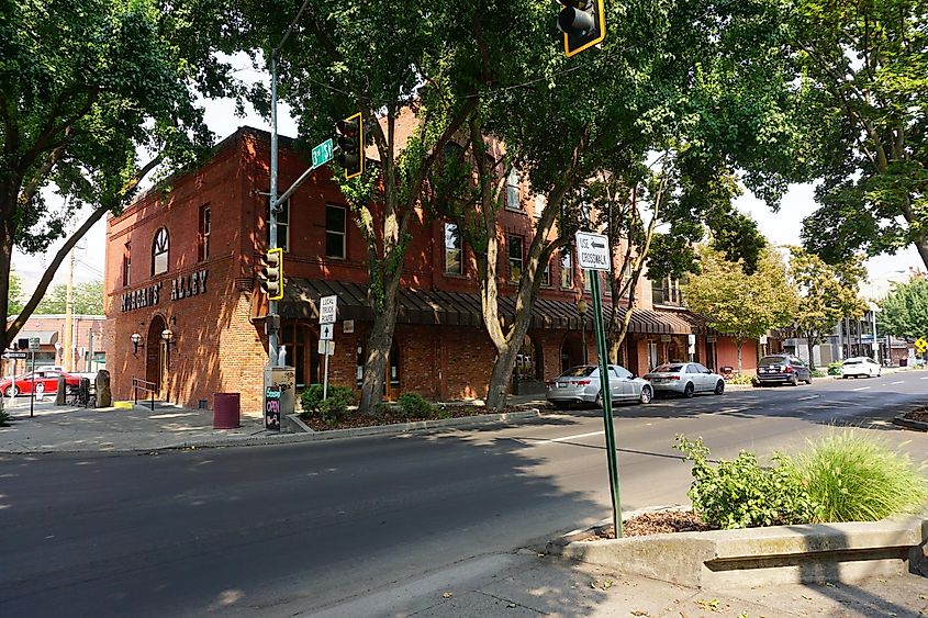 Historic downtown Lewiston, Idaho, via J.D.S / Shutterstock.com