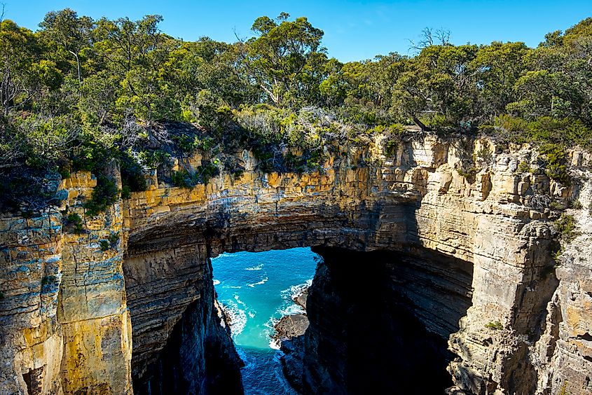 Tasmans Arch in Tasmania, Australia.