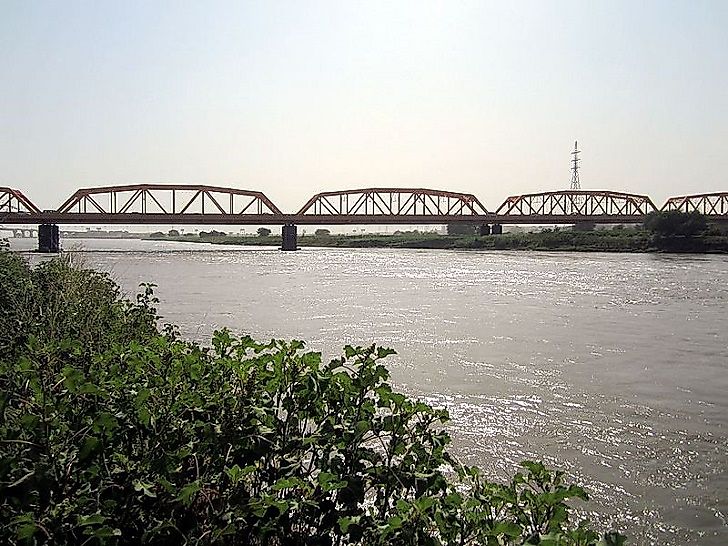 The Nile near the confluence of the Blue Nile and White Nile at Khartoum, Sudan