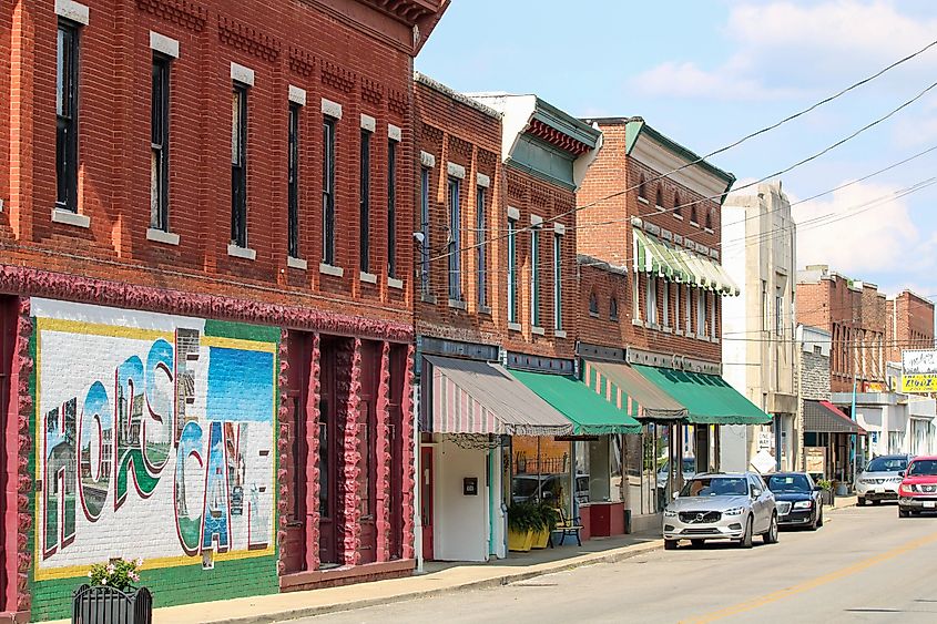 Horse Cave Kentucky United States - June 23 2022 - Discovering the Charm of Horse Cave, Kentucky: A Historic Small Town in Cave Country