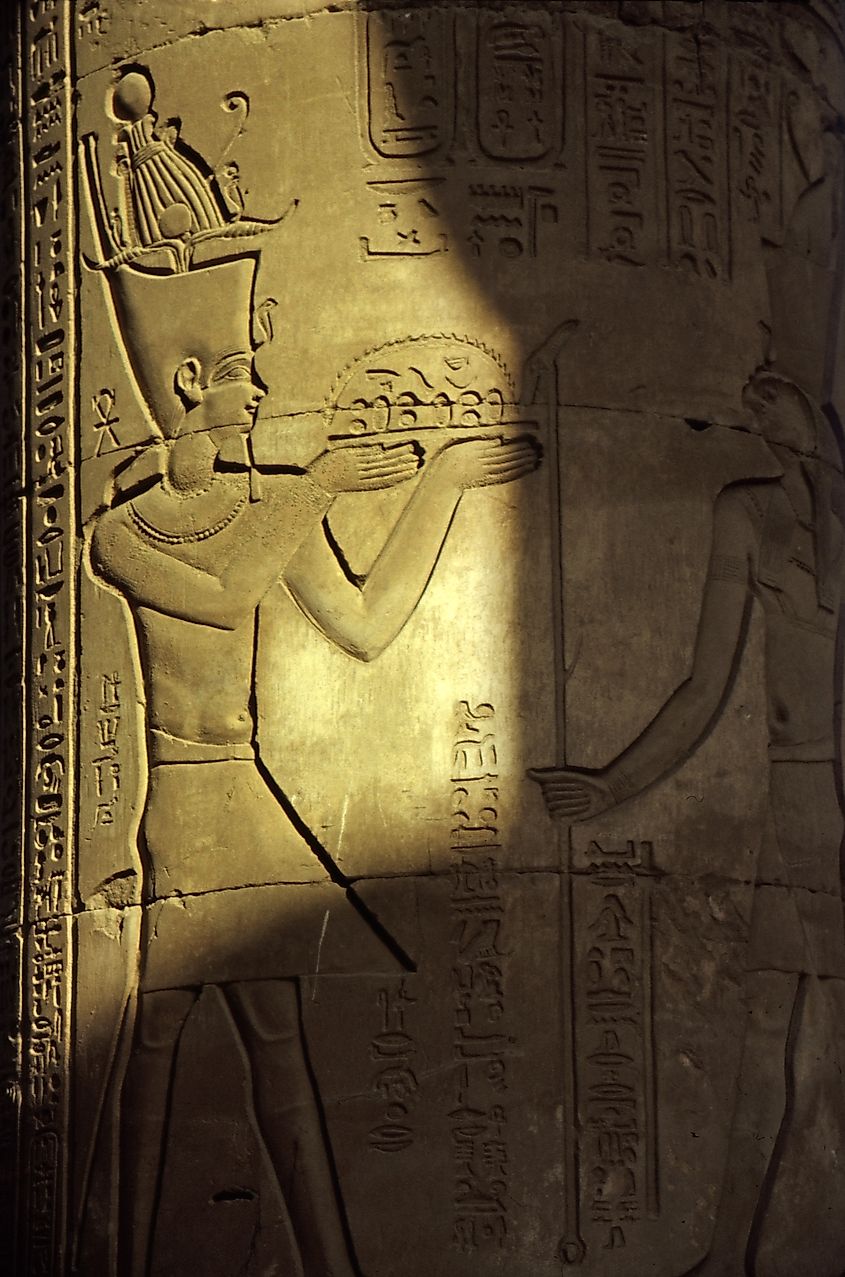 Relief of Ptolemy XIII from the Temple of Kom Ombo
