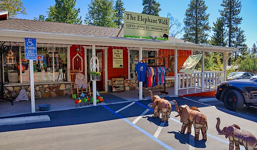 The Elephant Walk store in Idyllwild, California.