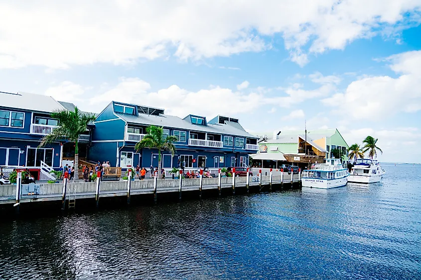 the peace river at Punta Gorda and Port Charlotte