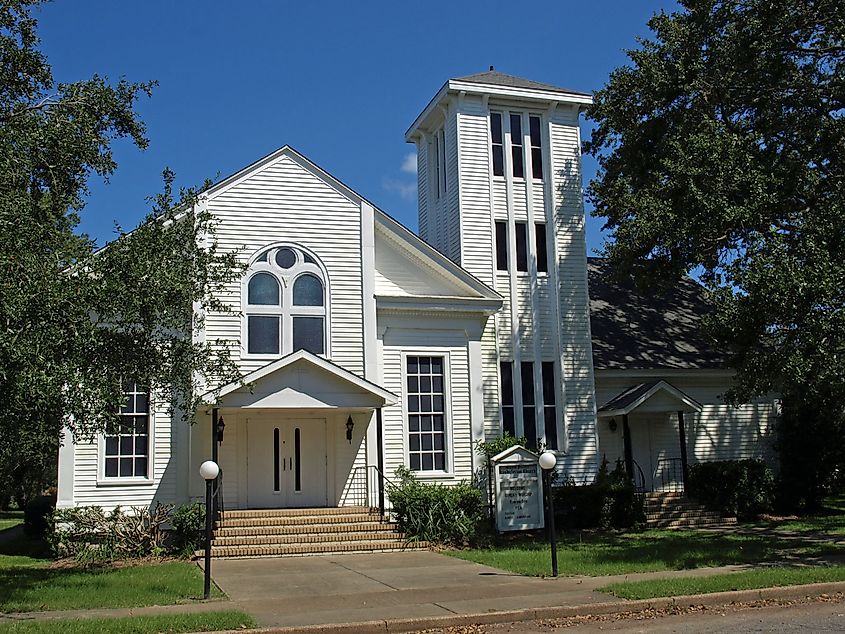 Moss Point Presbyterian Church in Moss Point, Mississippi.