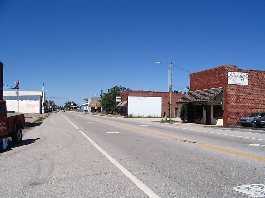 Historic Route 66 in Quapaw, Oklahoma