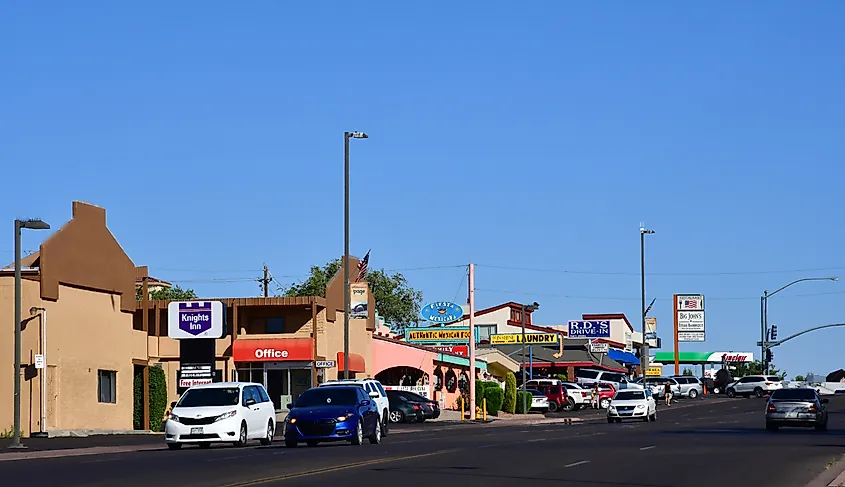 Downtown Page, Arizona.