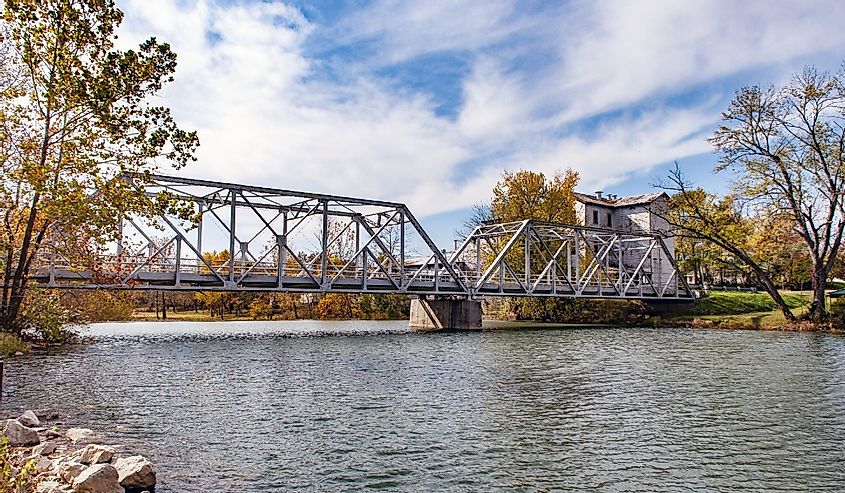 Finley River Bridge and Mill in Ozark Missouri