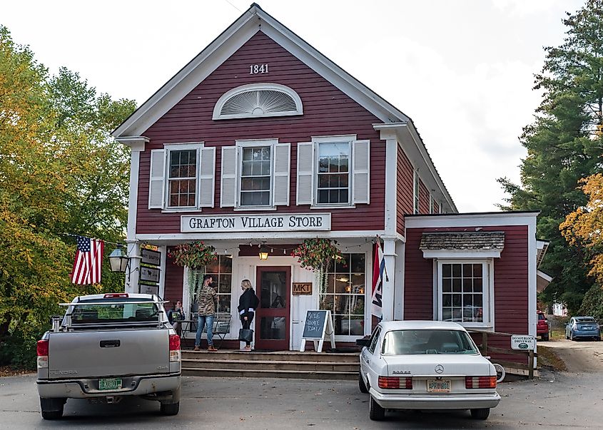 A village store in Grafton, Vermont.