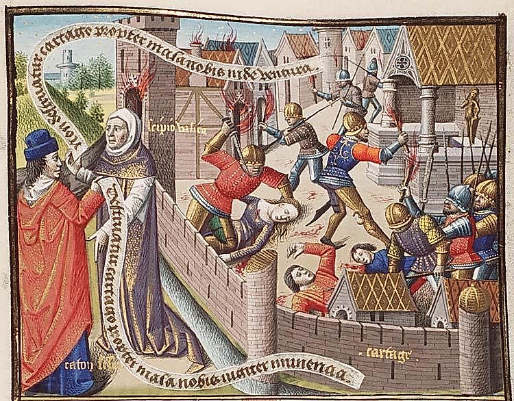 Cato Censorius and Scipio Nasica Discussing the Destruction of Carthage