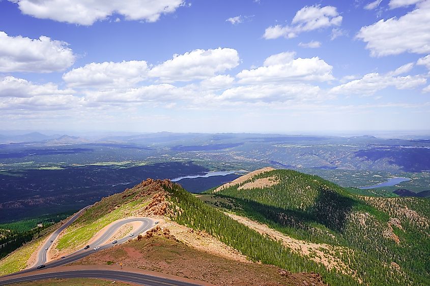 Pikes Peak Summit In Colorado.