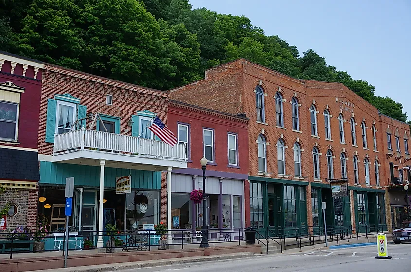 Downtown McGregor, Iowa