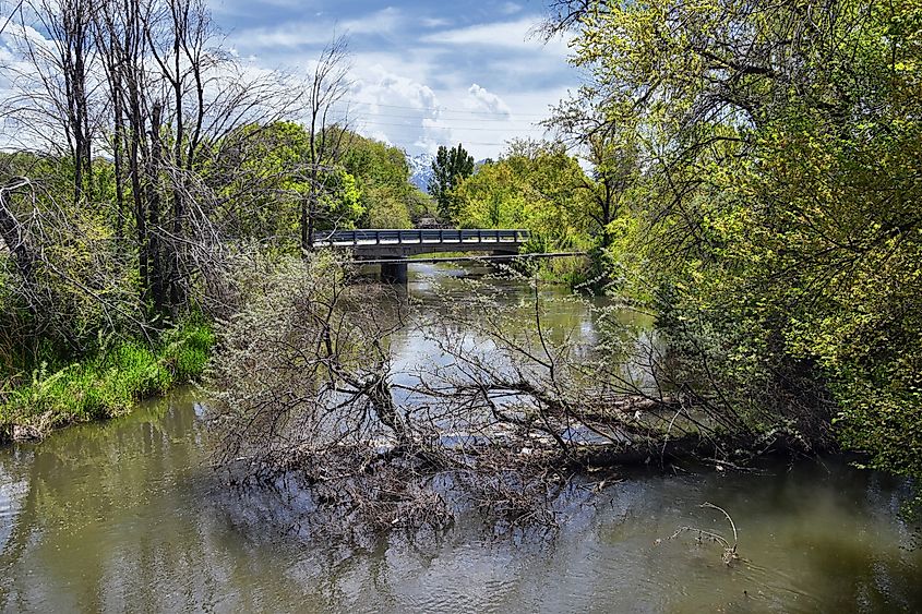 The Jordan River in Utah.