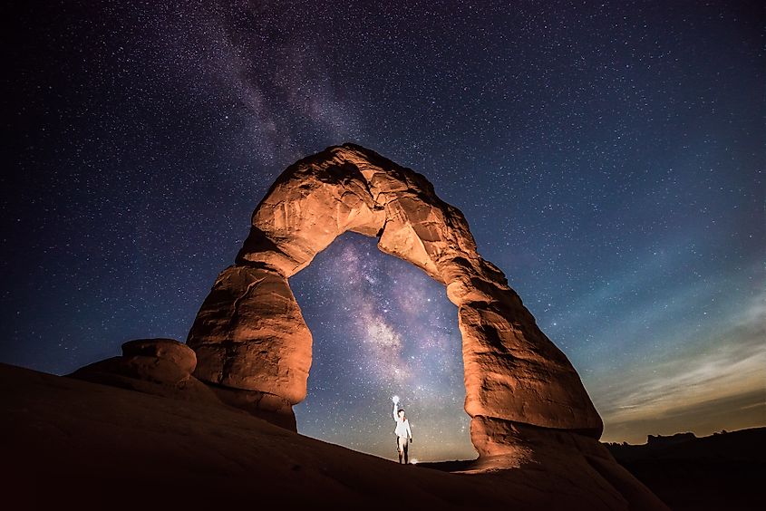 The most famous arch in Arches National Park.