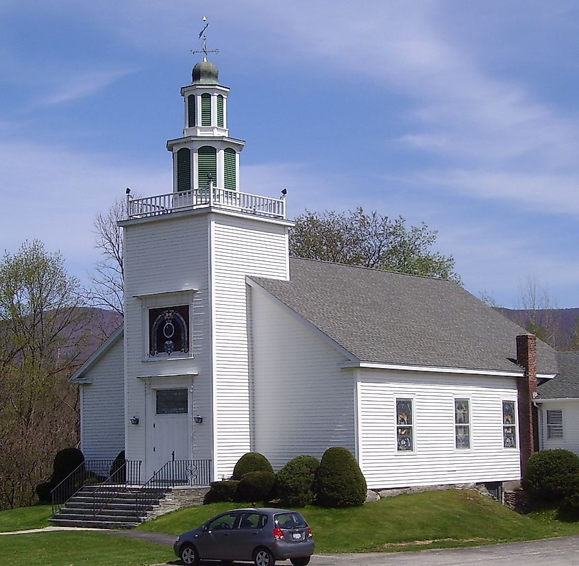 Petersburg Baptist Church on Route 22.
