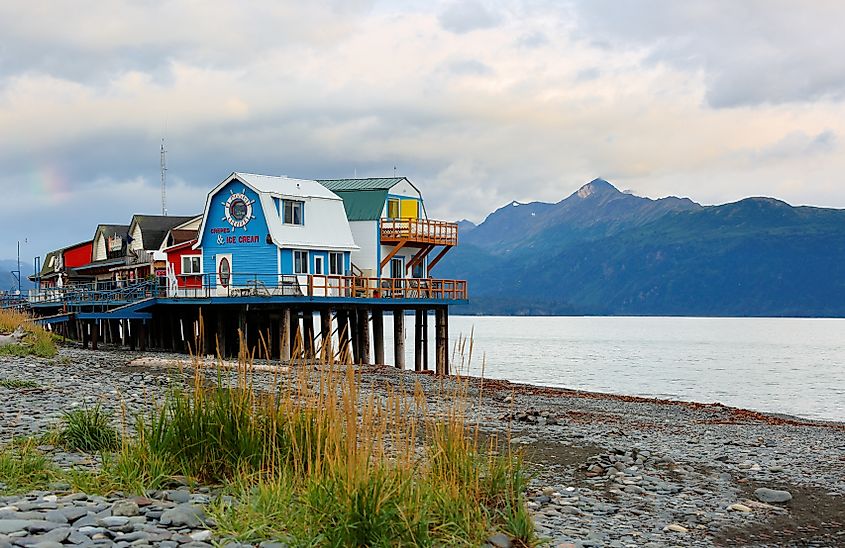 Idyllic settings of Homer, Alaska
