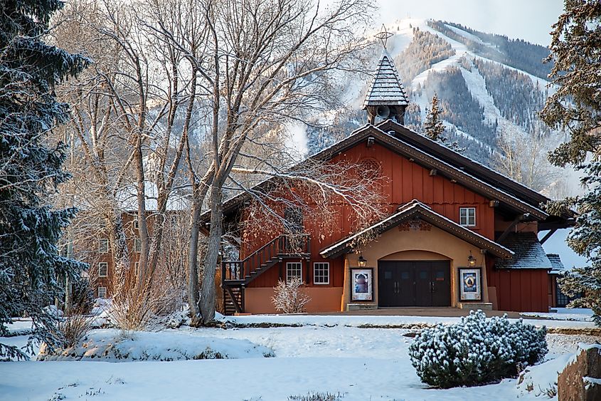 Sun Valley, Idaho in the winter