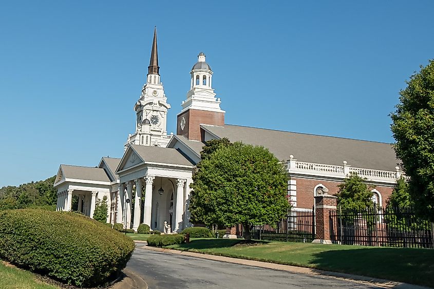 A landmark in Central Arkansas and one of the largest churches in the region